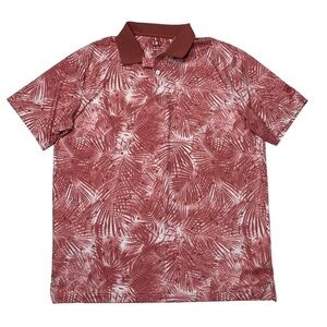Puma men’s L palm print polo shirt
